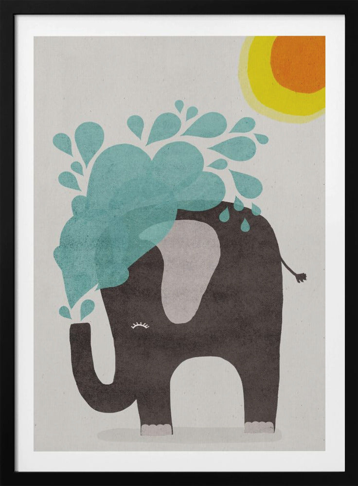 Funny elephant - Poster / Art Print