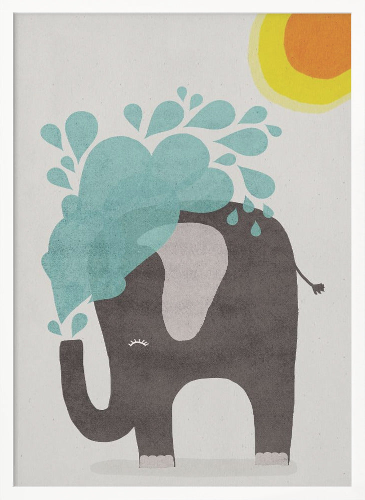 Funny elephant - Poster / Art Print