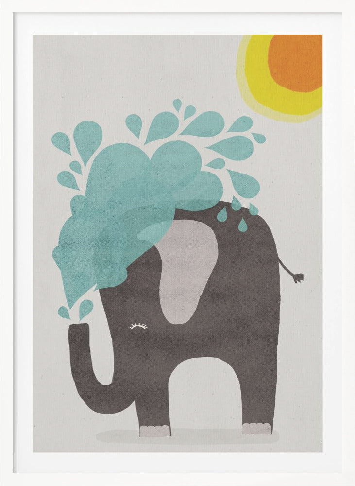 Funny elephant - Poster / Art Print