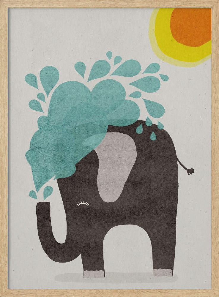 Funny elephant - Poster / Art Print