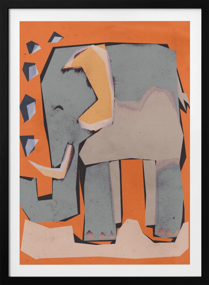Happy Elephant - Poster / Art Print
