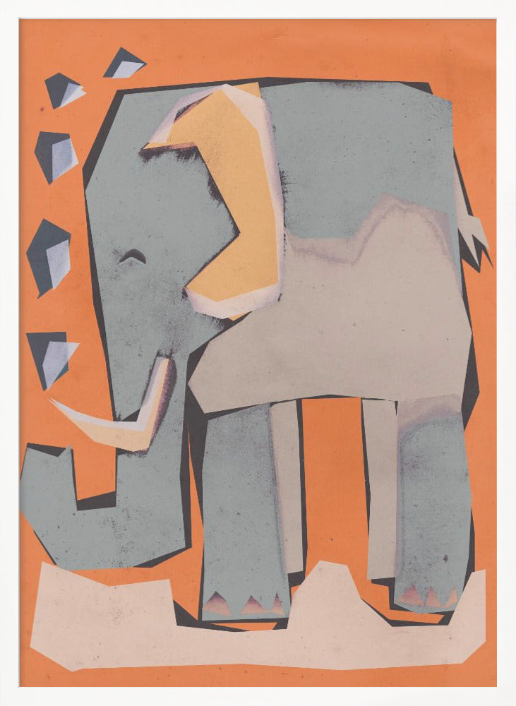 Happy Elephant - Poster / Art Print