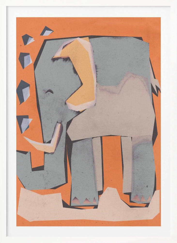 Happy Elephant - Poster / Art Print