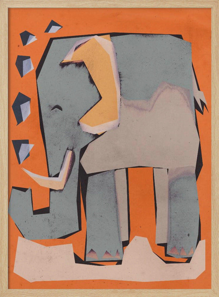 Happy Elephant - Poster / Art Print