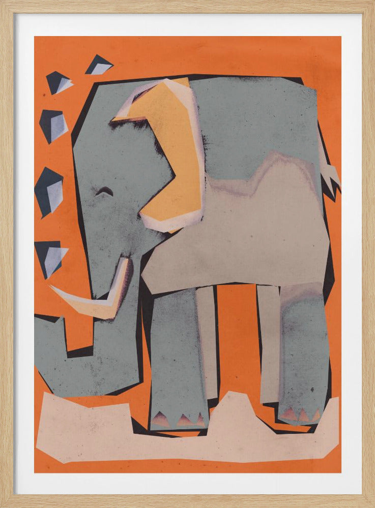 Happy Elephant - Poster / Art Print