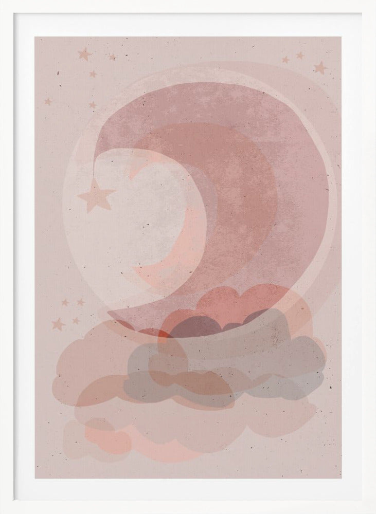Gentle Moon - Poster / Art Print