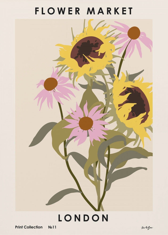 Flower Market. London - Poster / Art Print