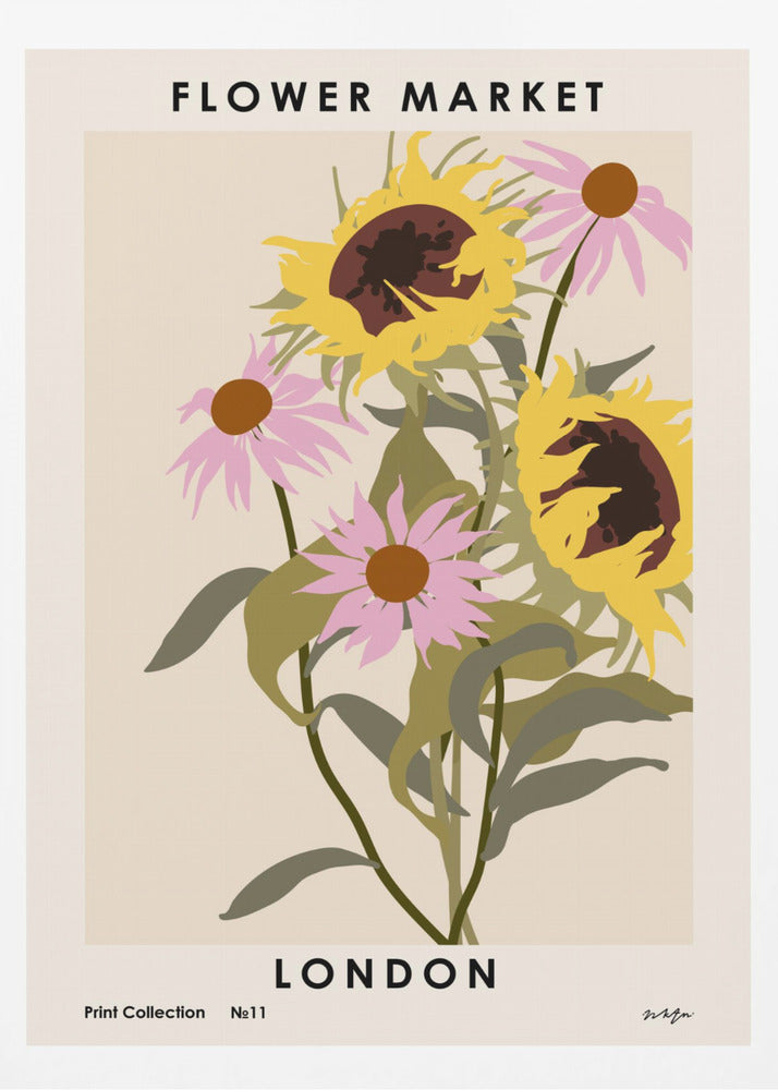 Flower Market. London - Poster / Art Print