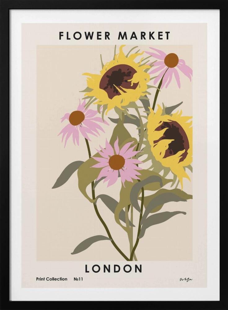 Flower Market. London - Poster / Art Print