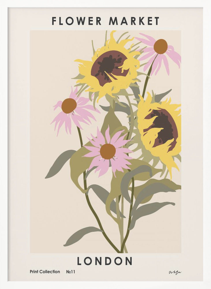 Flower Market. London - Poster / Art Print