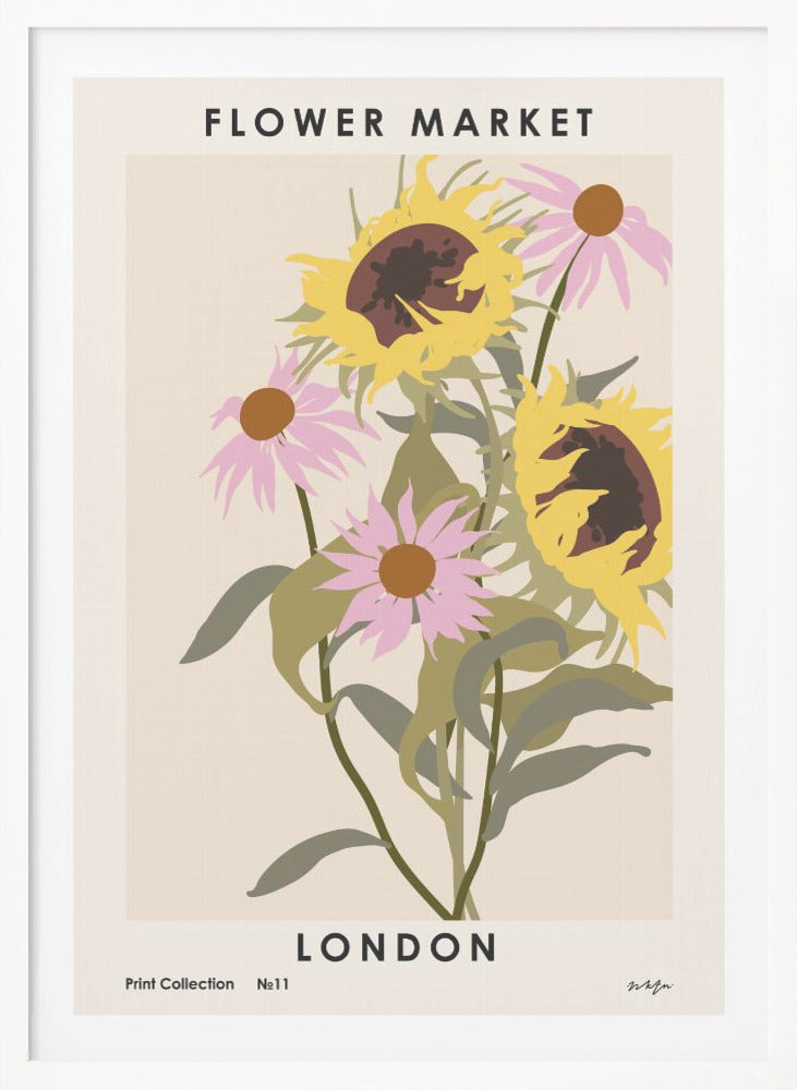Flower Market. London - Poster / Art Print
