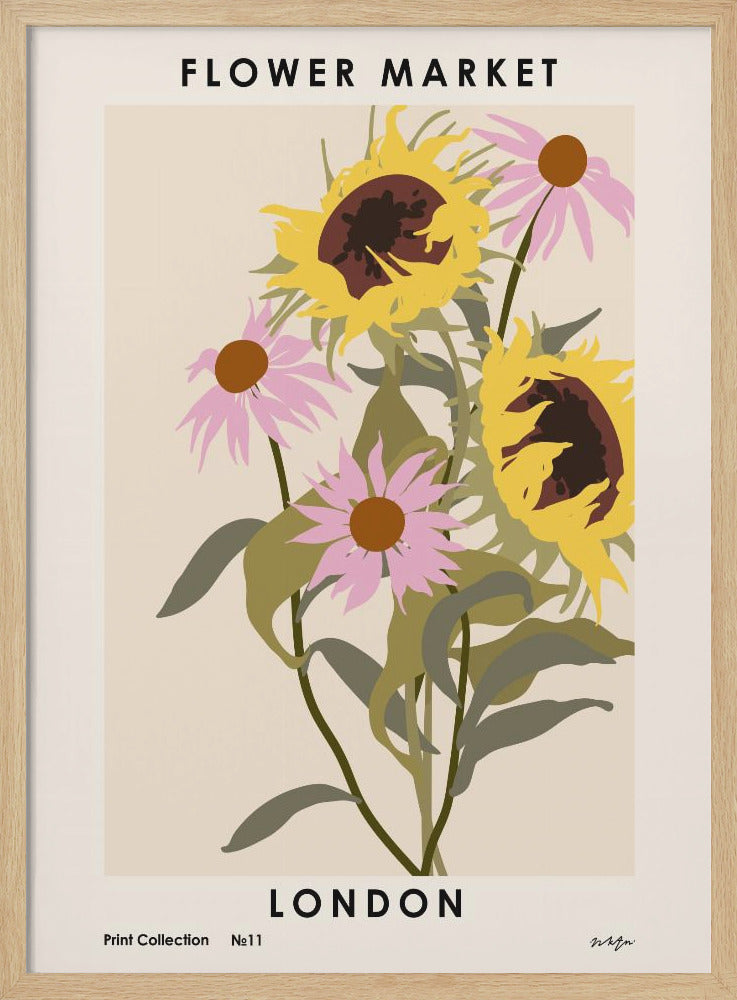 Flower Market. London - Poster / Art Print