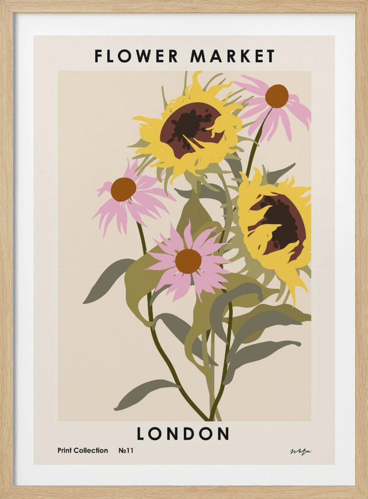 Flower Market. London - Poster / Art Print