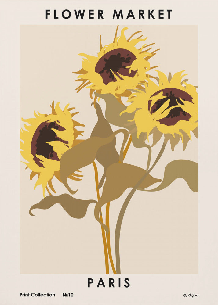 Flower Market. Paris - Poster / Art Print