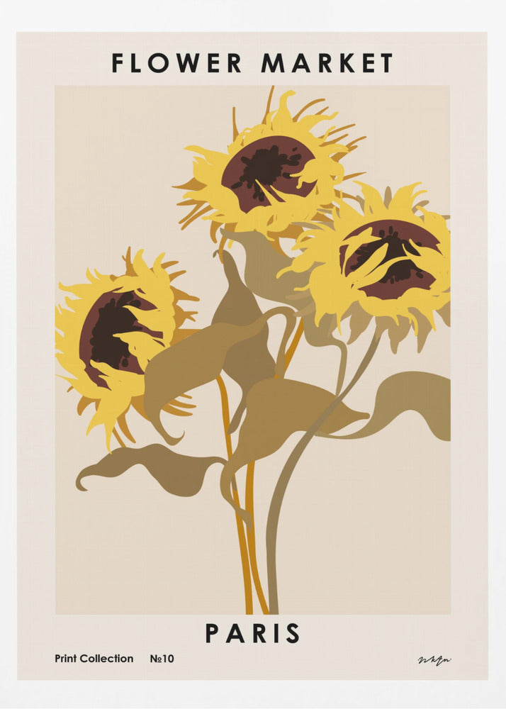 Flower Market. Paris - Poster / Art Print