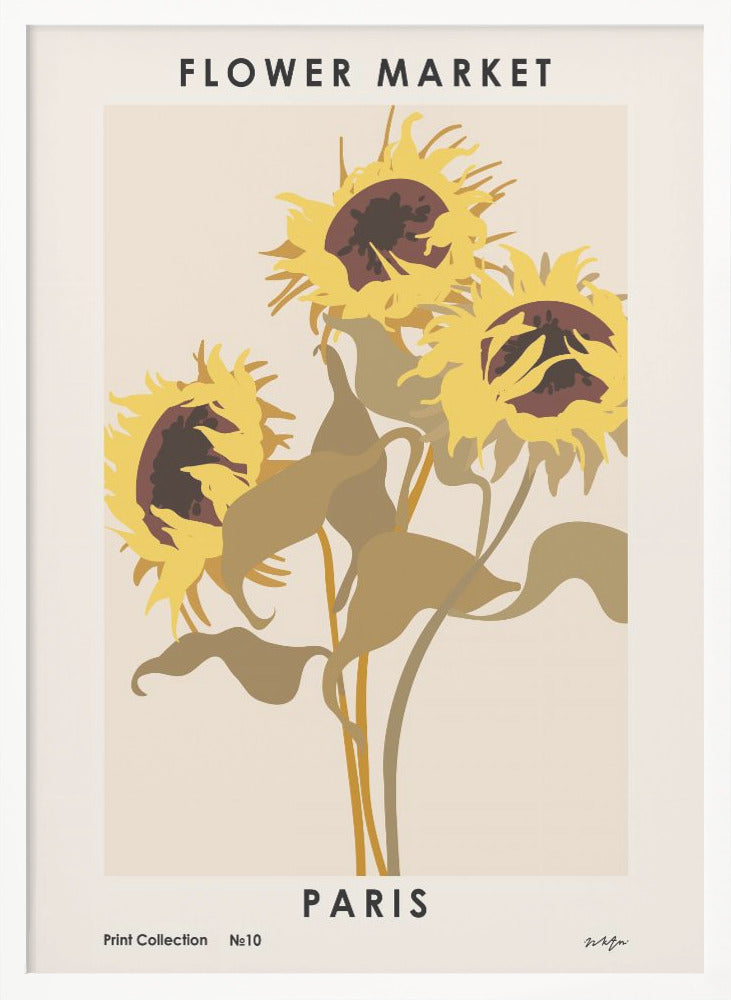 Flower Market. Paris - Poster / Art Print