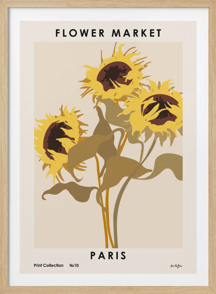 Flower Market. Paris - Poster / Art Print