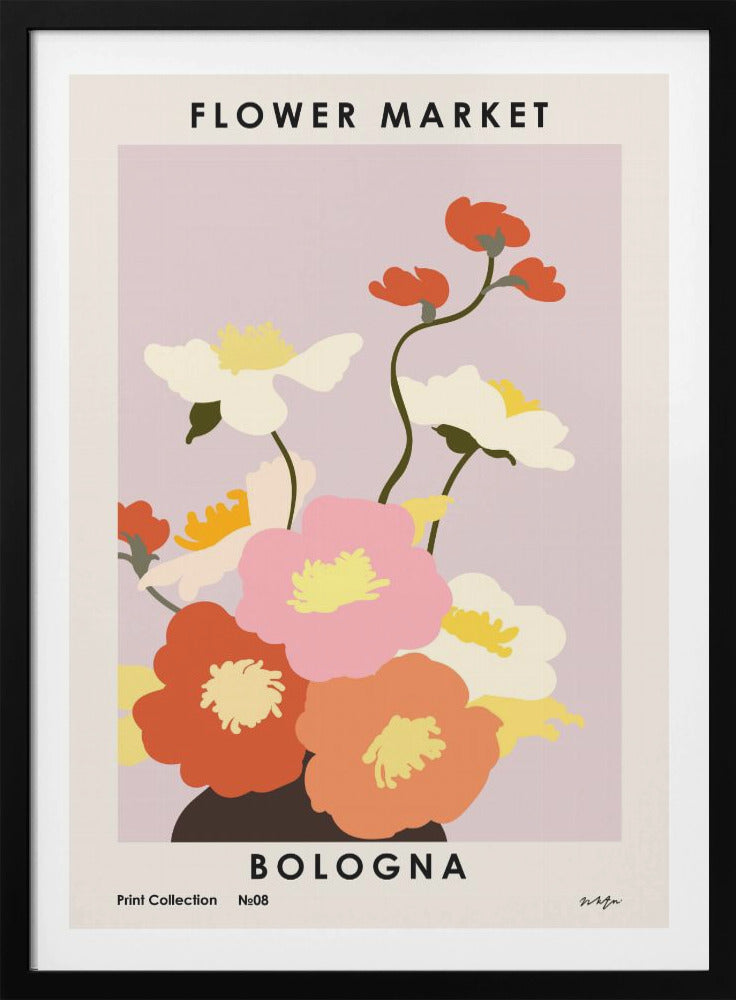 Flower Market. Bologna - Poster / Art Print