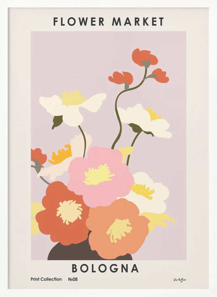 Flower Market. Bologna - Poster / Art Print
