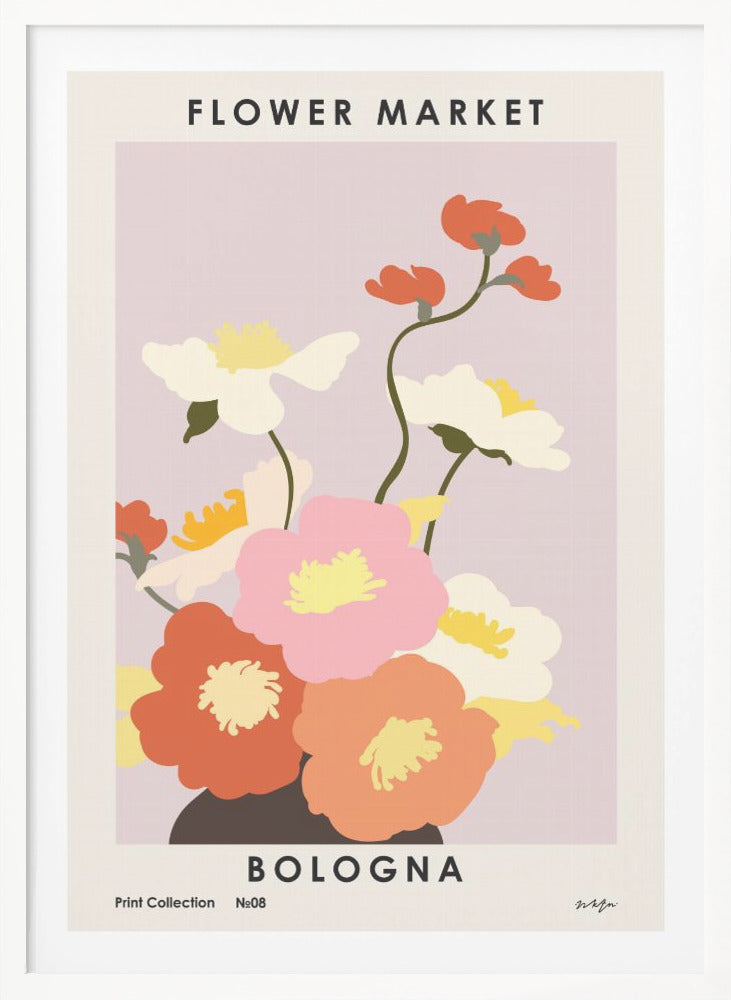 Flower Market. Bologna - Poster / Art Print