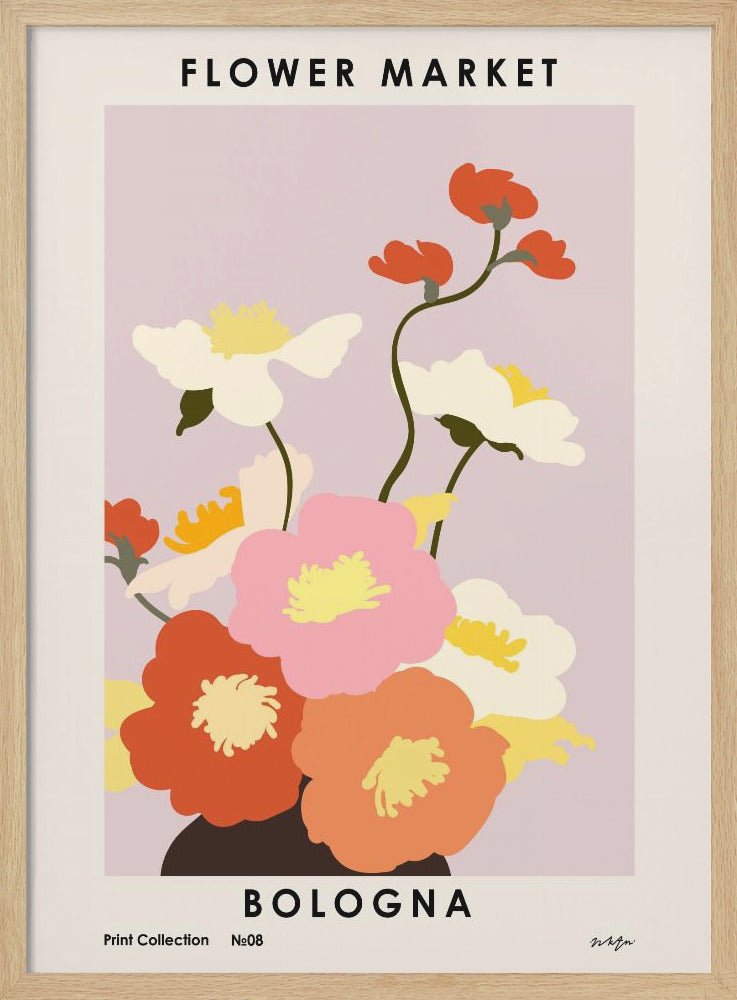 Flower Market. Bologna - Poster / Art Print