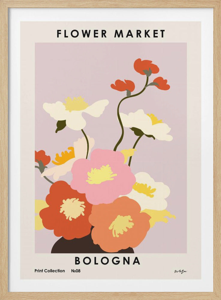 Flower Market. Bologna - Poster / Art Print