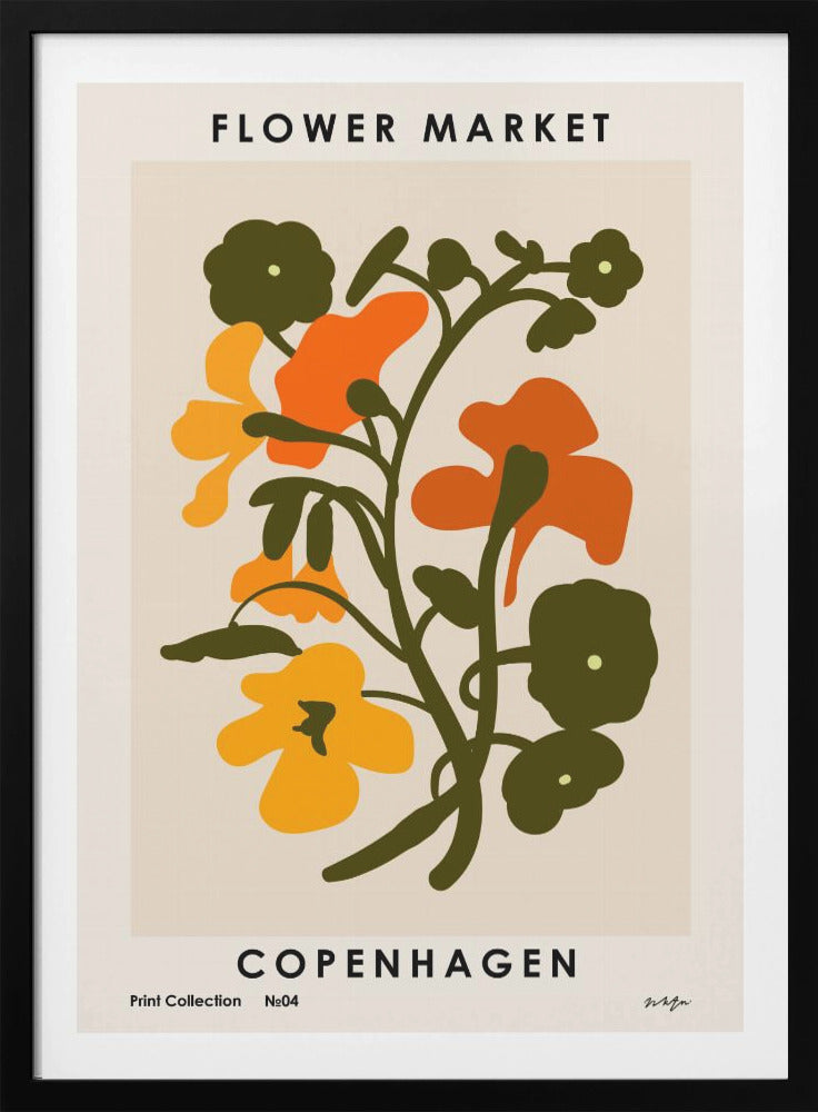 Flower Market. Copenhagen - Poster / Art Print