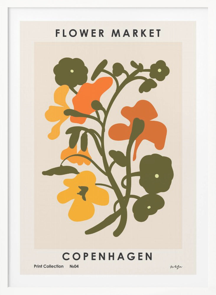 Flower Market. Copenhagen - Poster / Art Print