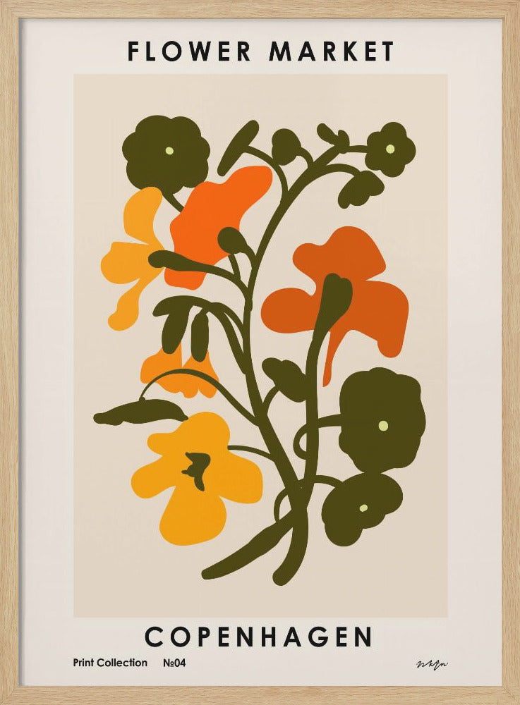 Flower Market. Copenhagen - Poster / Art Print
