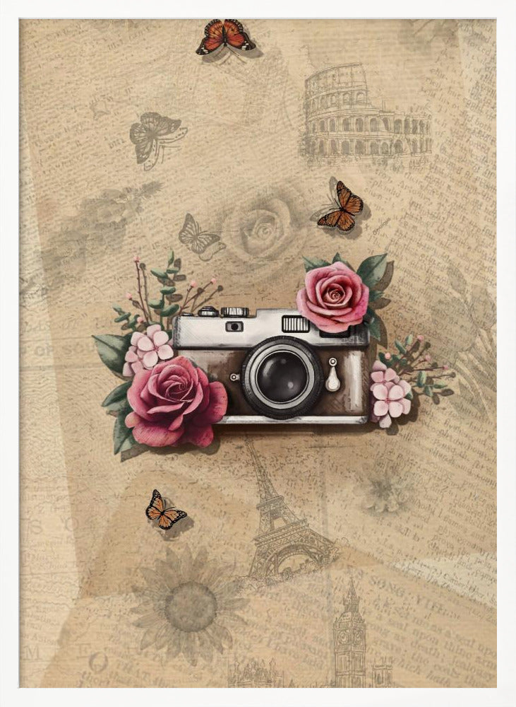 Vintage Camera - Poster / Art Print
