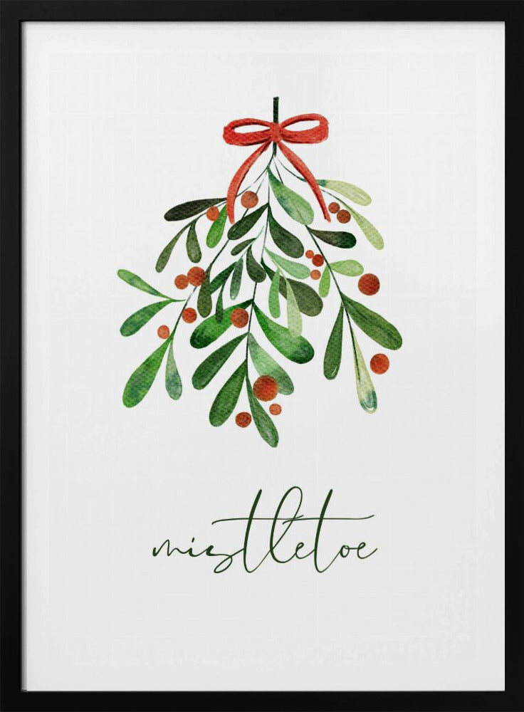 Christmas Mistletoe - Poster / Art Print