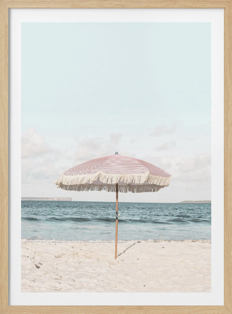 Pink Umbrella - Poster / Art Print