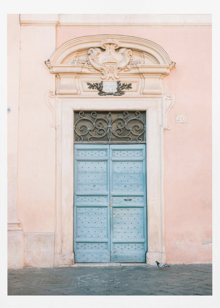 Pastel Trastevere - Rome Italy travel photography - Poster / Art Print