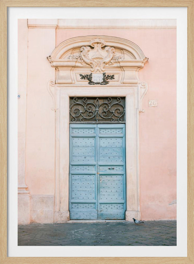 Pastel Trastevere - Rome Italy travel photography - Poster / Art Print