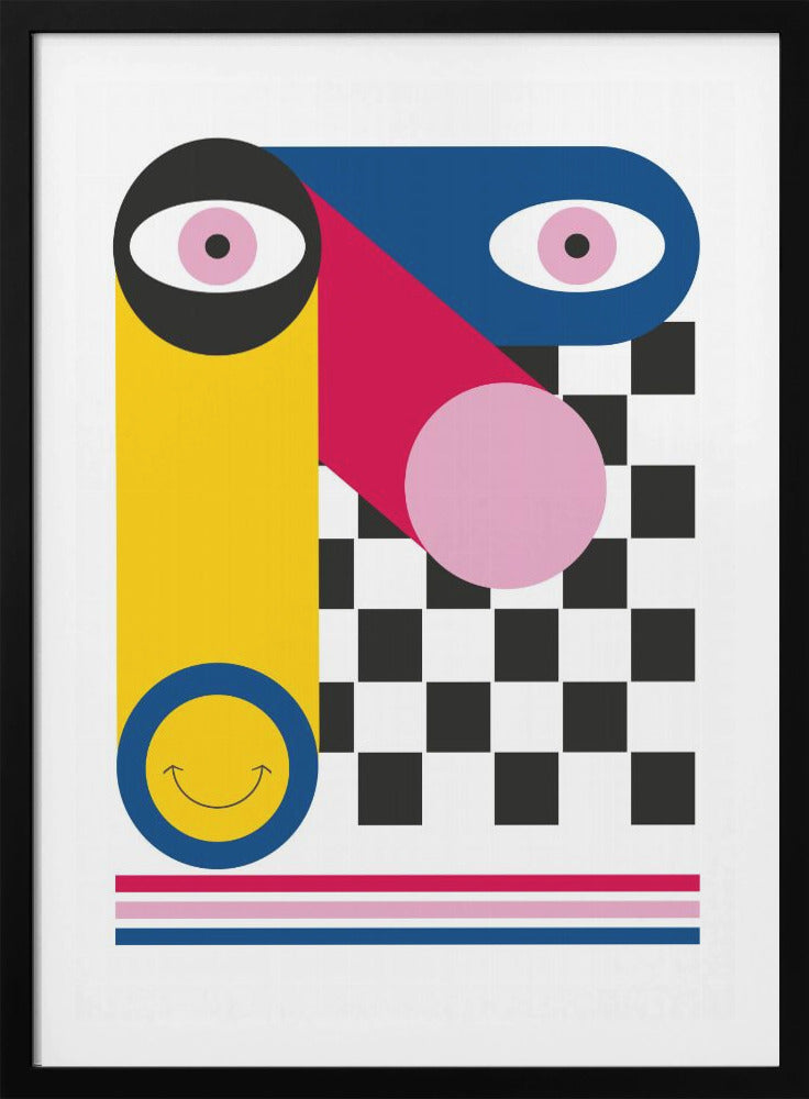 ABSTRACT FACE - Poster / Art Print