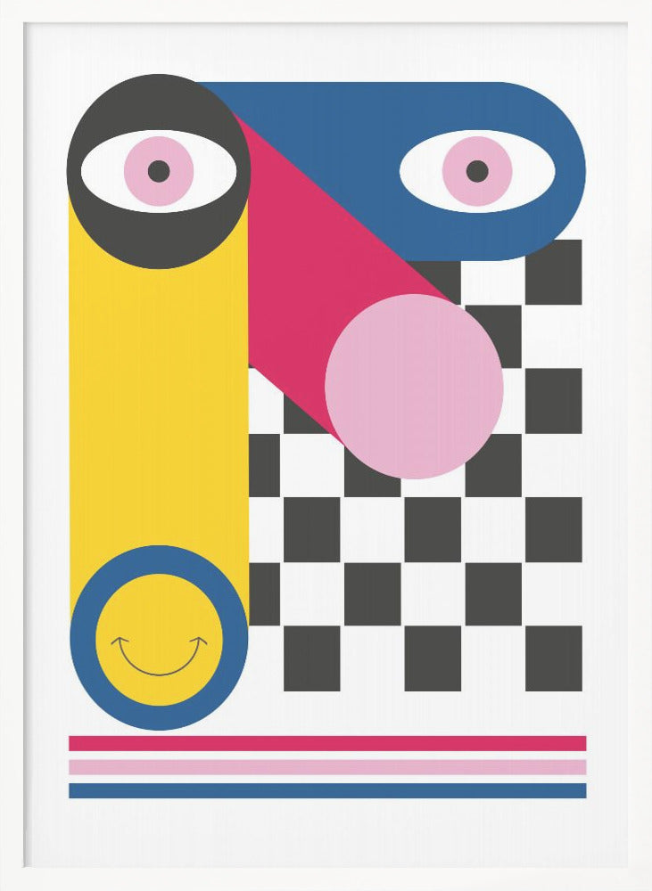 ABSTRACT FACE - Poster / Art Print