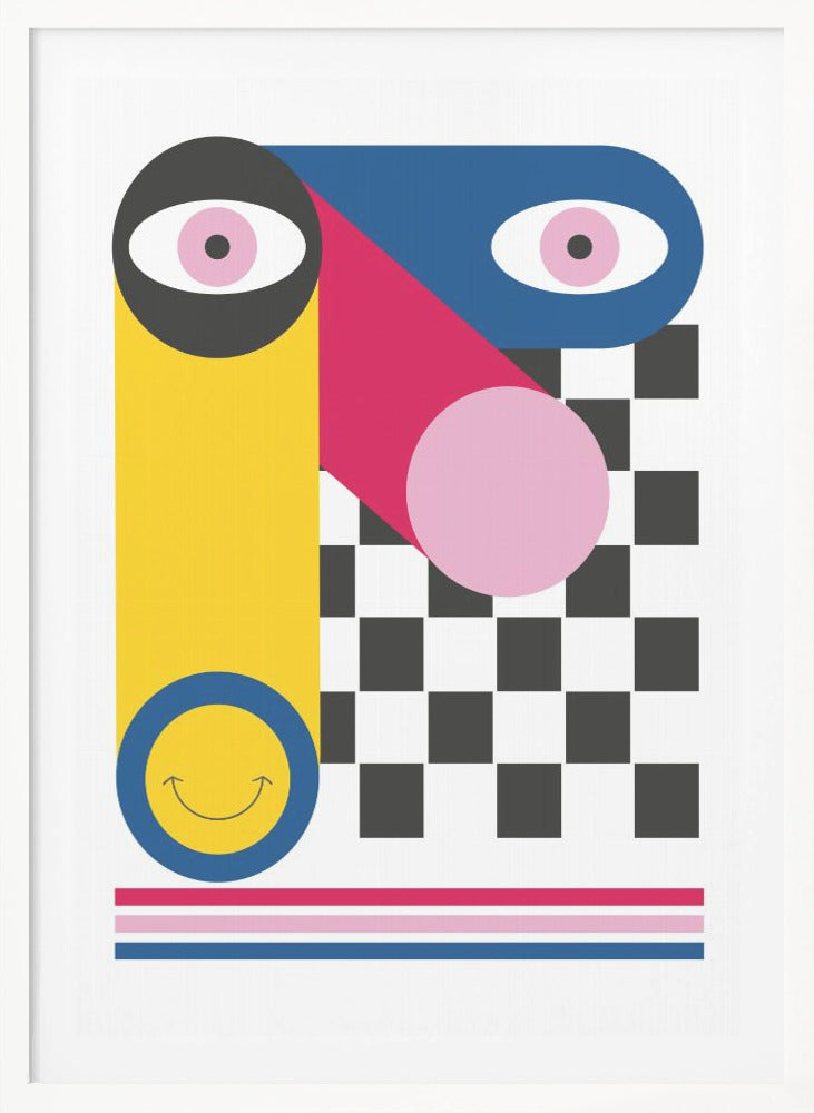 ABSTRACT FACE - Poster / Art Print