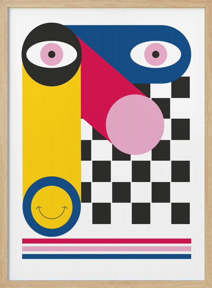 ABSTRACT FACE - Poster / Art Print