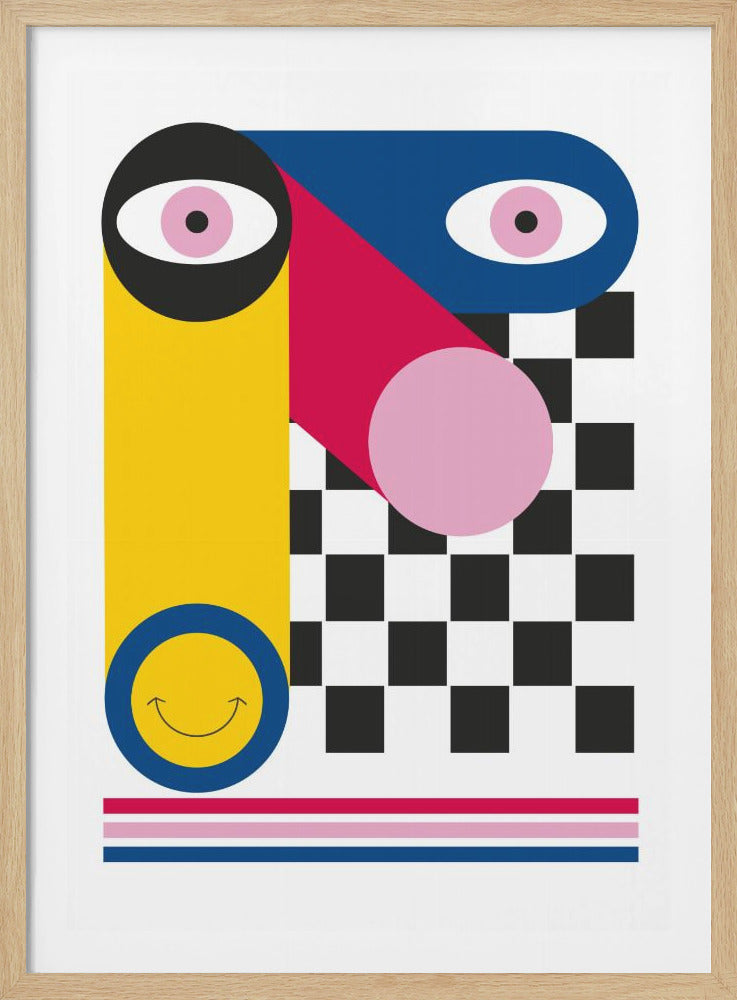ABSTRACT FACE - Poster / Art Print