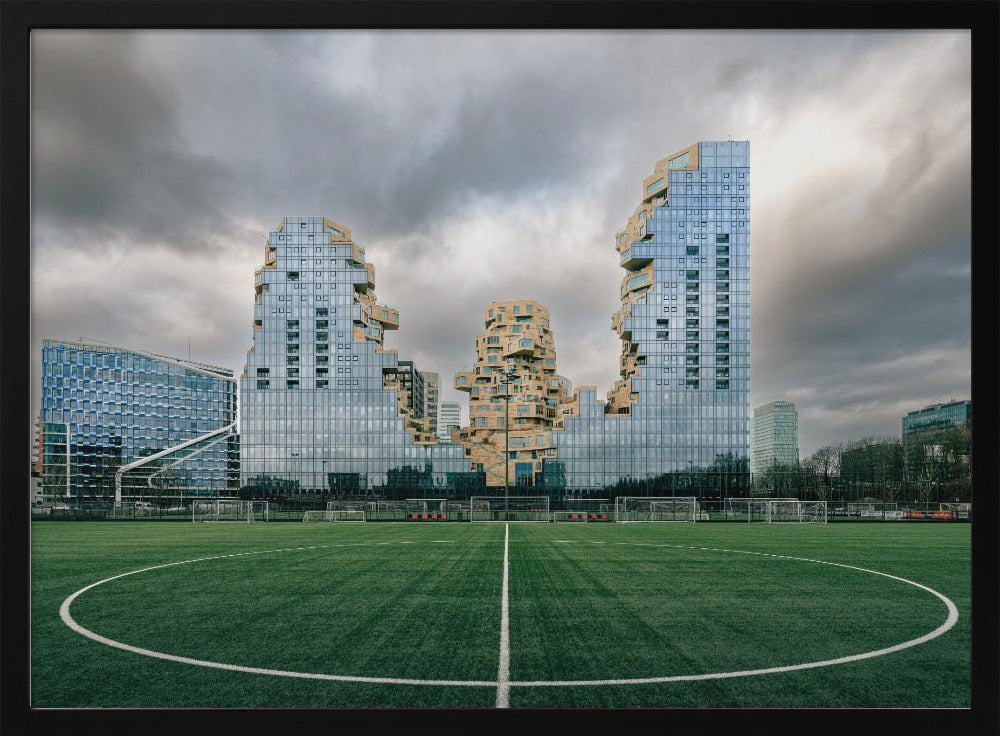 The field and the Valley - Poster / Art Print