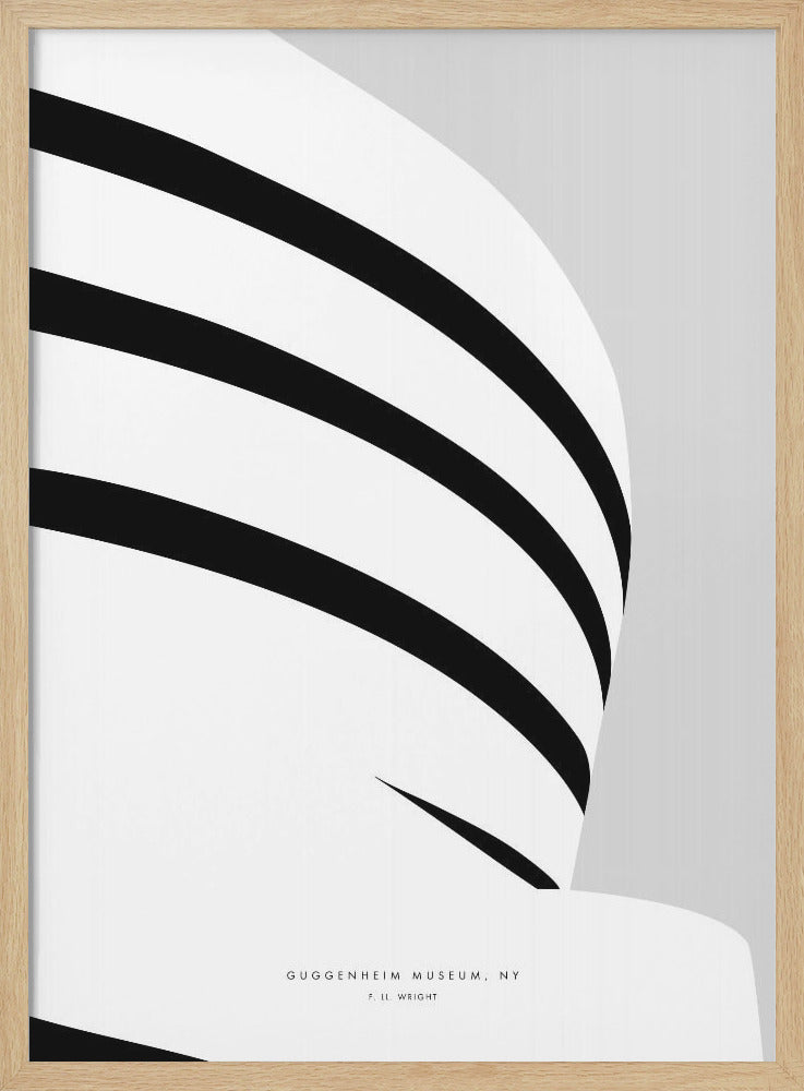 Minimal Guggenheim Museum - Poster / Art Print