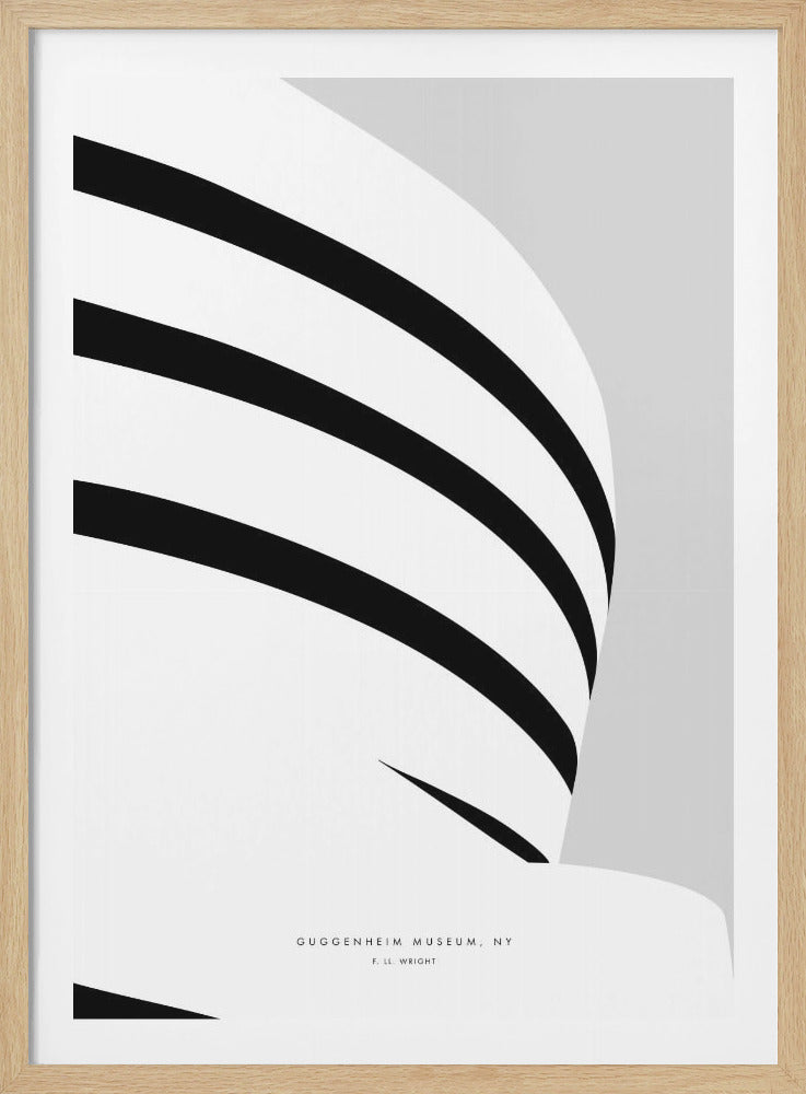 Minimal Guggenheim Museum - Poster / Art Print