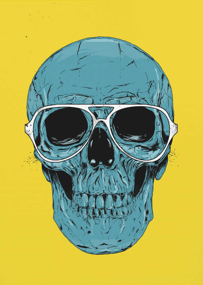 Blue Skull - Poster / Art Print
