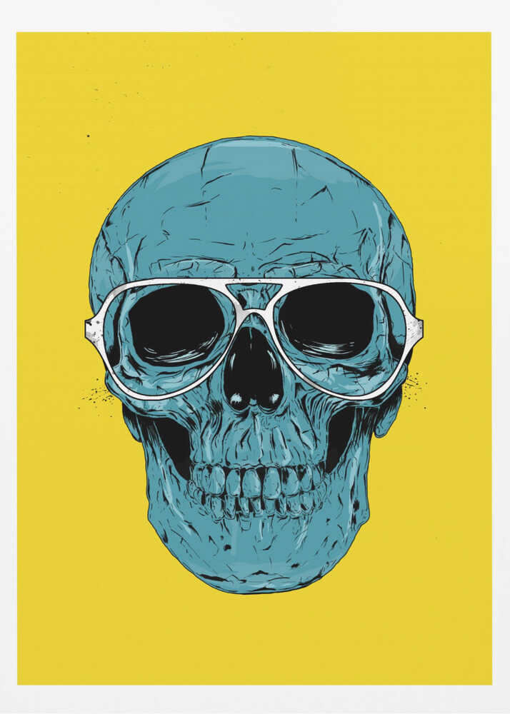 Blue Skull - Poster / Art Print