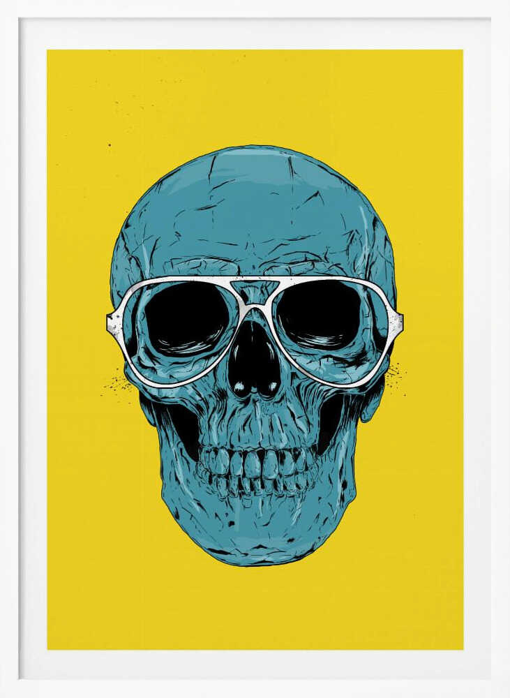 Blue Skull - Poster / Art Print