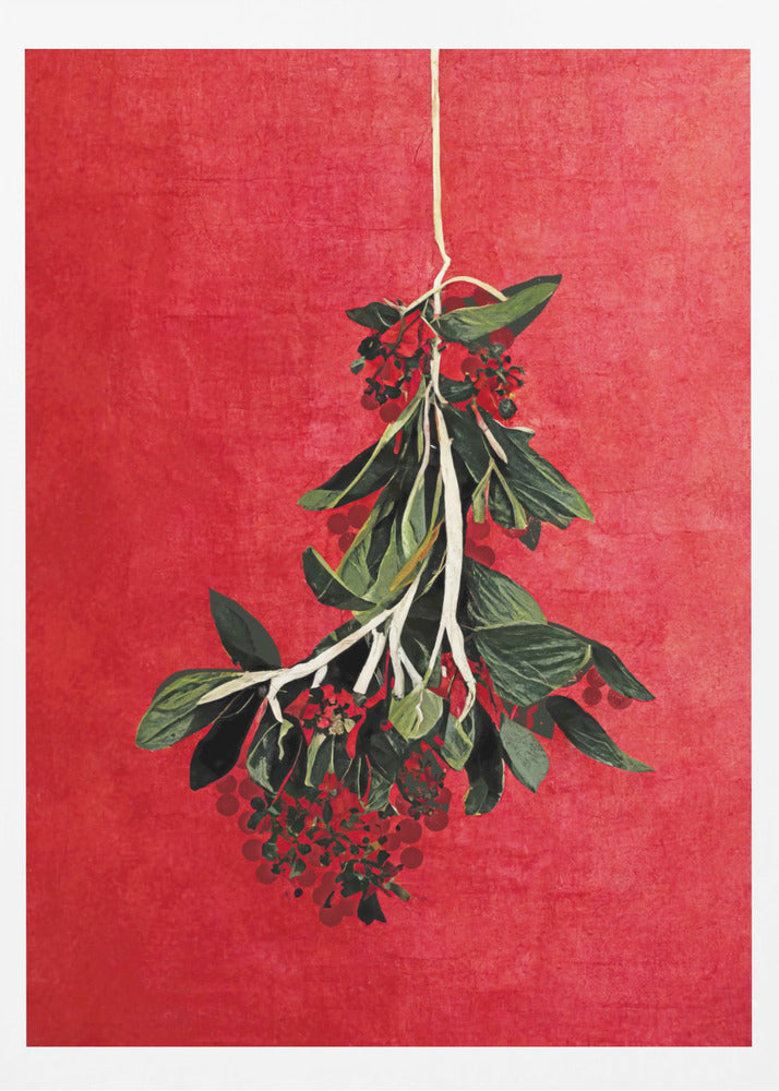 Painted Mistletoe - Poster / Art Print