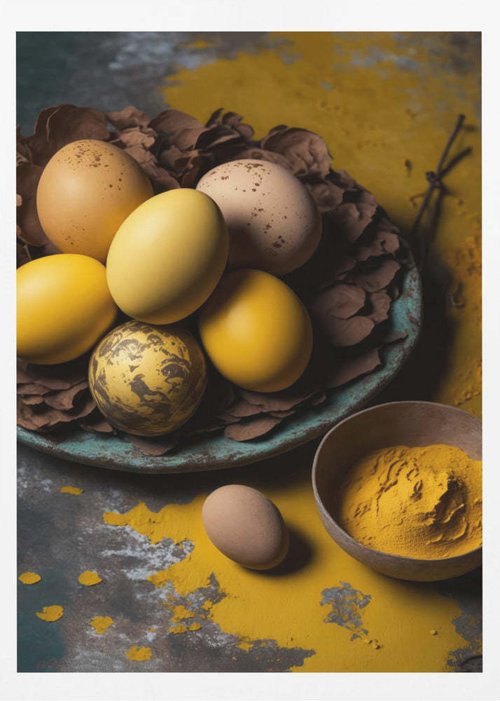 Yellow Eggs - Poster / Art Print