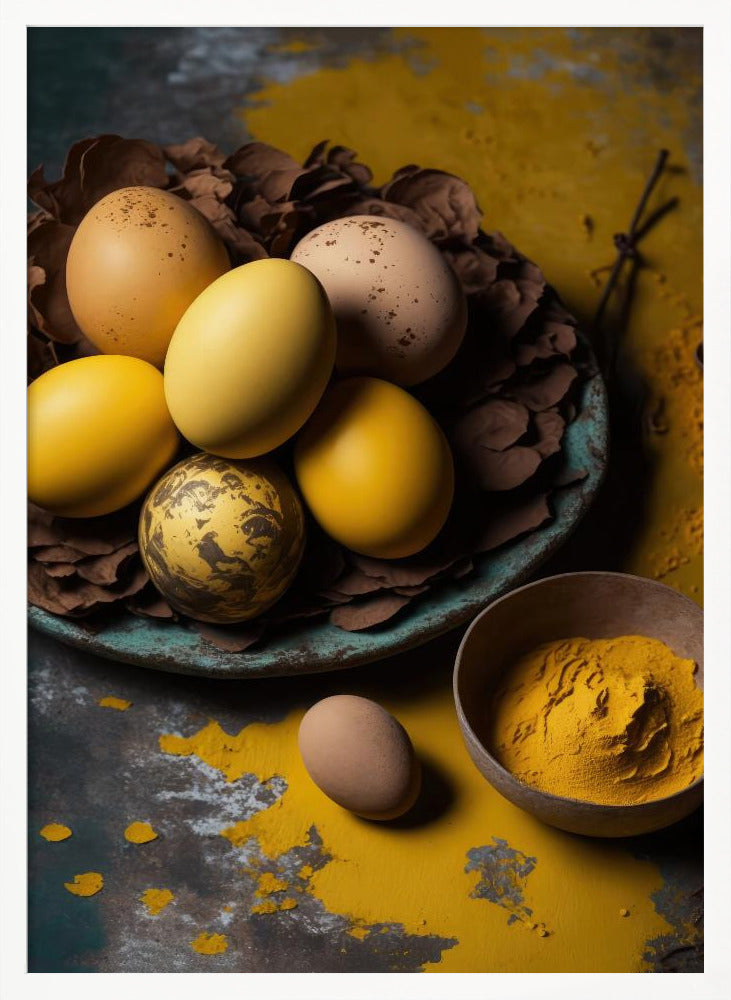 Yellow Eggs - Poster / Art Print