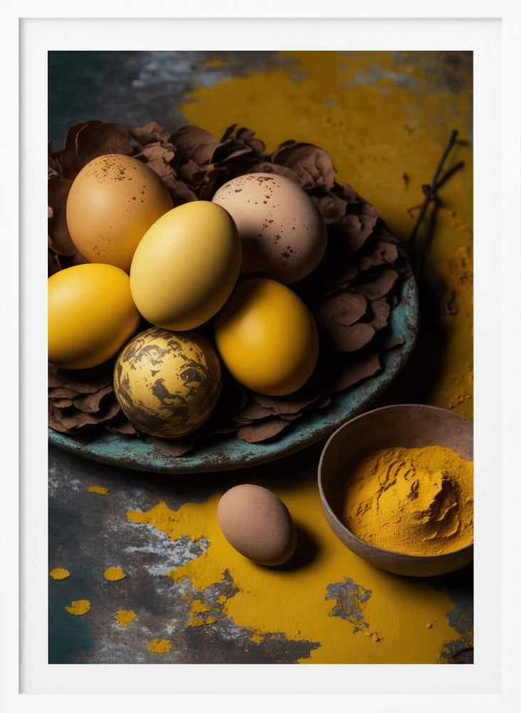 Yellow Eggs - Poster / Art Print