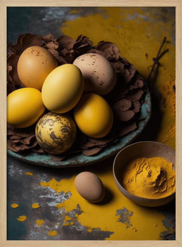 Yellow Eggs - Poster / Art Print